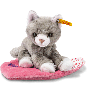 Steiff Cindy Cat in Heart Bag 099311
