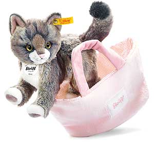 KITTY Cat with Bag by Steiff 099359
