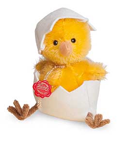 Teddy Hermann Yellow Chick in Egg 101116