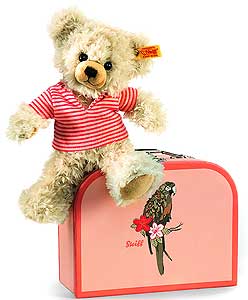 Steiff Pia Teddy Bear in Suitcase 111341