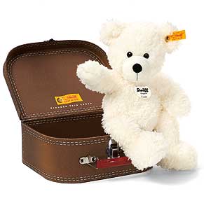 Steiff LOTTE Teddy bear in Brown Suitcase 111464