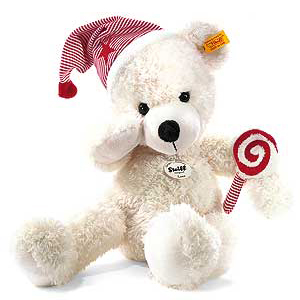 LOTTE Teddy Bear with cap and lolly by Steiff 111501