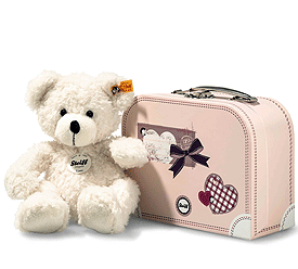 Steiff Lotte Teddy Bear in Pink Suitcase 111563