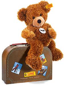 HANNES Teddy Bear in suitcase by Steiff 111952