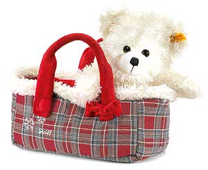 Little Scots LIZZIE Teddy Bear with Bag by Steiff 111983