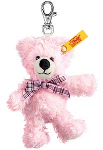 Steiff Teddy Bear Keyring - pink  112317