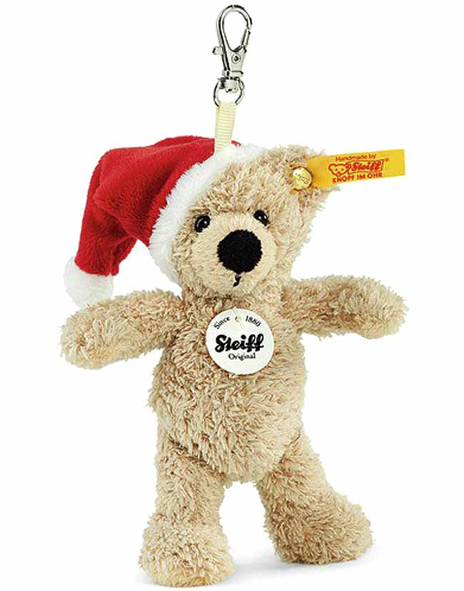 Steiff Fynn Christmas Teddy Bear Keyring 112348