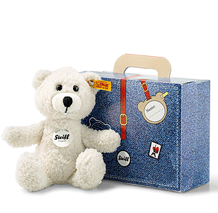 Steiff Sunny Cream Teddy Bear in Suitcase 113352