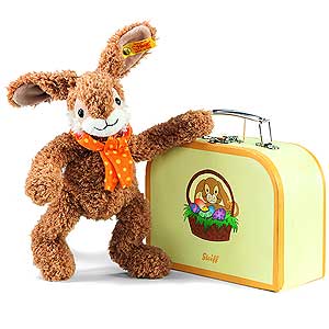 JOLLY Dangling Rabbit in Suitcase by Steiff 113499