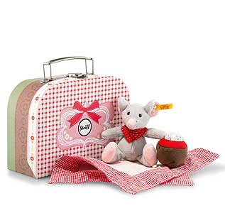 Steiff Mr Little Mouse With Suitcase 113604