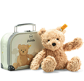 Steiff Jimmy Teddy Bear with Suitcase 113918