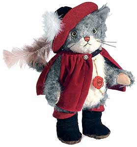 Teddy Hermann Puss in Boots Cat 118336