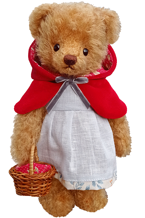 Teddy Hermann Little Red Riding Hood Fairytale Bear 118558