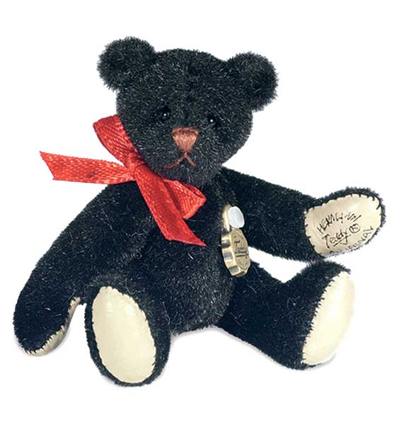 Teddy Hermann Teddy Black Miniature 153887