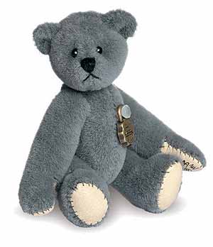 Hermann Teddy Teddybär mini schwarz 6 cm 