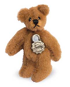 Teddy Hermann Gold Brown Miniature Bear 154266