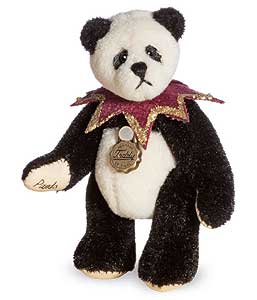 Teddy Hermann Pierrot Miniature Panda 154341