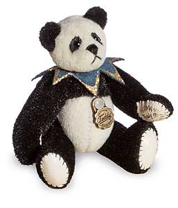 Teddy Hermann Arlecchino Miniature Panda 154358