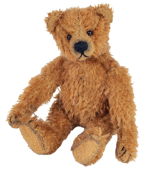 Teddy Hermann Antique Brown Miniature Bear 