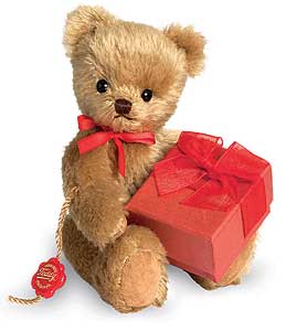 Teddy Hermann Teddy Bear with Gift 156130