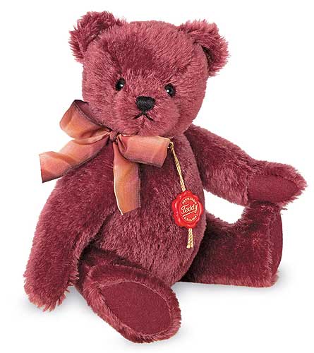 Teddy Hermann Nostalgic Burgundy Bear 169048