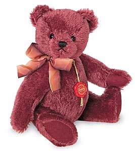 Teddy Hermann Nostalgic Burgundy Bear 169048