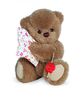 Teddy Hermann Brown Bear With Pillow 170723