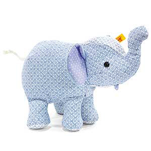 20cm Blue Little Circus Elephant by Steiff 235818
