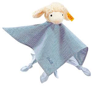 28cm Blue Sweet Dreams Lamb Comforter by Steiff 237331
