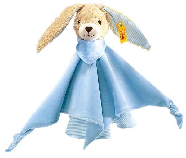Steiff HOPPEL Blue Rabbit  28cm Comforter 237478