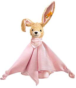 Steiff HOPPEL Pink Rabbit 28cm Comforter 237546