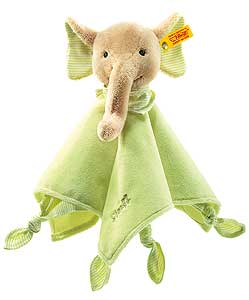 Steiff TRAMPILI Elephant Comforter 28cm (Green)  - 237935