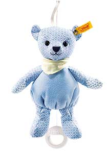 20cm Blue Little Circus Teddy Bear Music Box by Steiff 238147