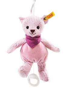 20cm Pink Little Circus Teddy Bear Music Box by Steiff 238154