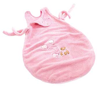 Steiff Sleep Well Bear Sleeping Bag 70cm (Pink)  - 238505