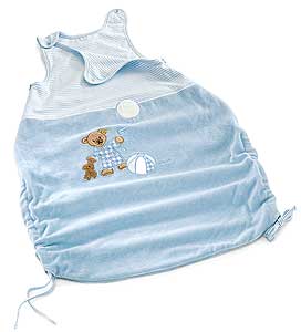 Steiff Sleep Well Bear Sleeping Bag 90cm (Blue)  - 238512