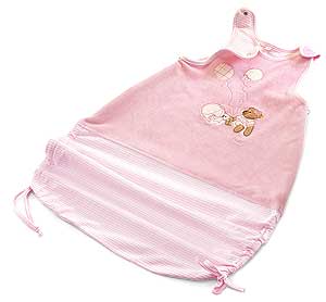 Steiff Sleep Well Bear Sleeping Bag 90cm (Pink)  - 238529