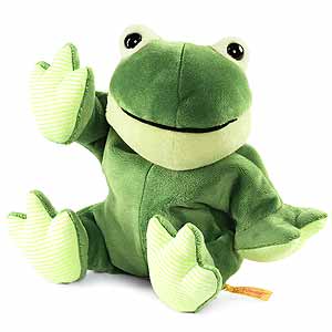 Steiff Cappy Frog Heat Cushion 239120