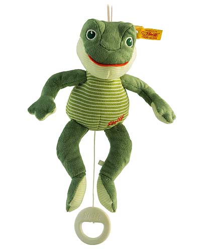 Steiff Fabio Frog Music Box 240454