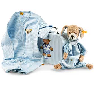 Steiff Good Night Dog Comforter Gift Set 240508