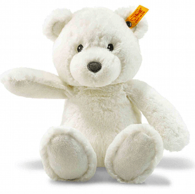 Steiff Cuddly Friends Bearzy Soft White Teddy Bear 241550