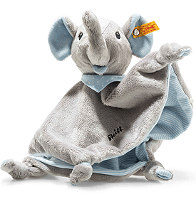 Steiff Trampili Elephant Comforter - Blue 241697