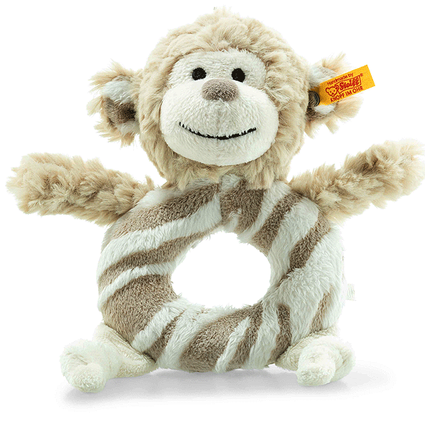 Steiff Cuddly Friends Bingo Monkey Grip Toy with Rattle 241871
