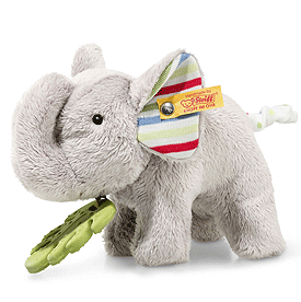 Steiff Timmi Elephant With Teething Ring And Rustling Foil 242021