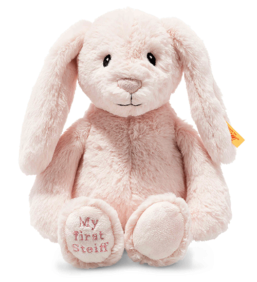 Steiff My First Steiff Pink Hoppie Rabbit 242106/242359