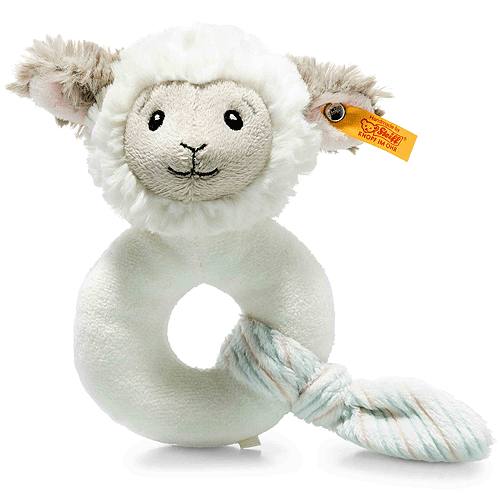 Steiff Cuddly Friends Lita Lamb Grip Toy with Rattle 242328