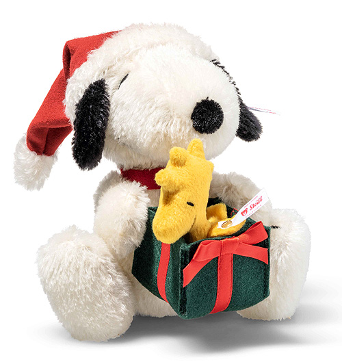 Steiff Snoopy With Woodstock Christmas Edition 356414