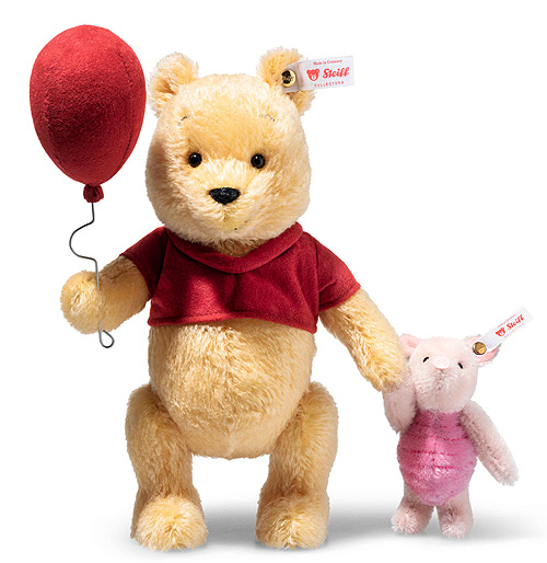 Steiff Disney Winnie The Pooh and Piglet 100th Anniversary 356438