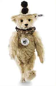 steiff white clown bear