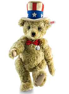 Steiff Uncle Sam Musical Teddy Bear 683107